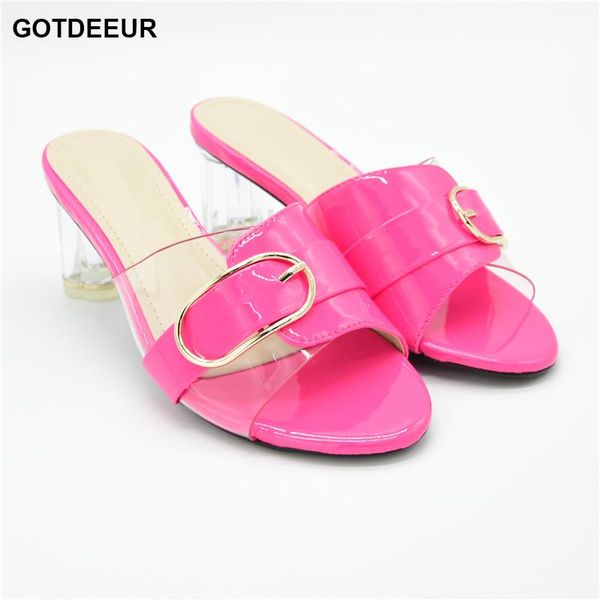 

dress shoes sandals metal buckle female women ladies footwear comfortable fashion wedding womans sandal 2021, Black