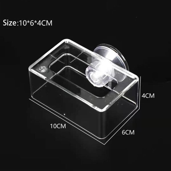 

aquarium, floating food station, tray, accessories with suction cup