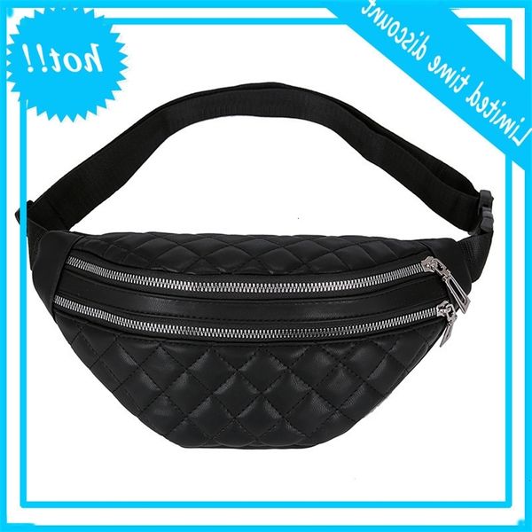 

2020 fashion korean versatile ins lingge waist women's crossbody bag