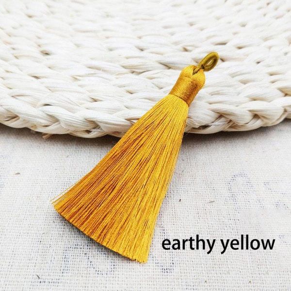 

12pcs lot 8cm tassel with hanging ring silk fringe sewing bangs tassel trim decorative key tassels for curtains home decoration h qylryg