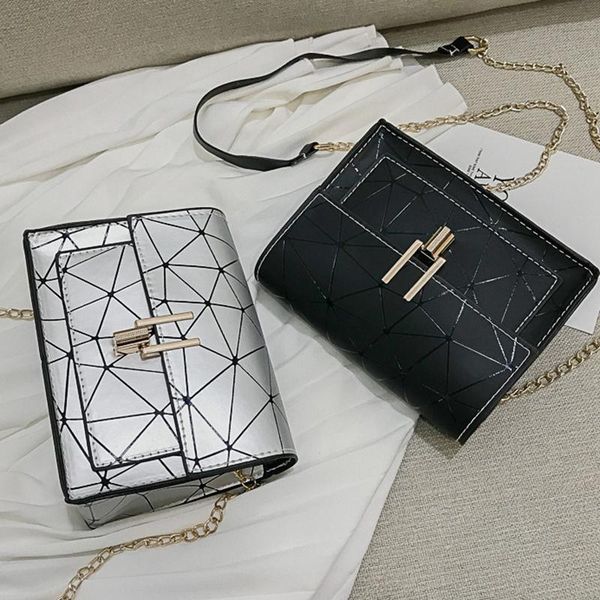 

women shoulder bags 2020 summer new korean version of the messenger bag handbag chain wild crack printing wild shoulder bag
