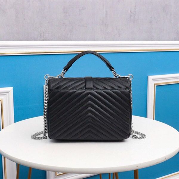 

new classic brand design of cross-body leather women's shoulder bag, handbag metal chain of shipping