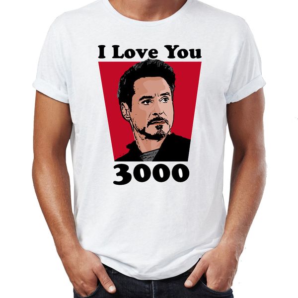 

men's t shirt tony stark i love you 3000 ironman endgame feat cute daughter fe awesome artwork printed tee sport hooded sweatshirt hood