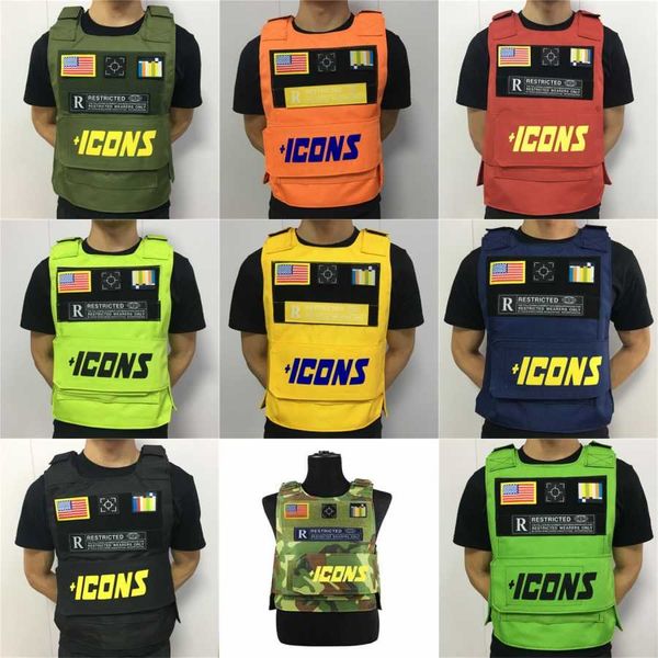 

police tactical men vest hunting k9 harness training pets vest water-resistant training harness for service men clothes#516, Black;green