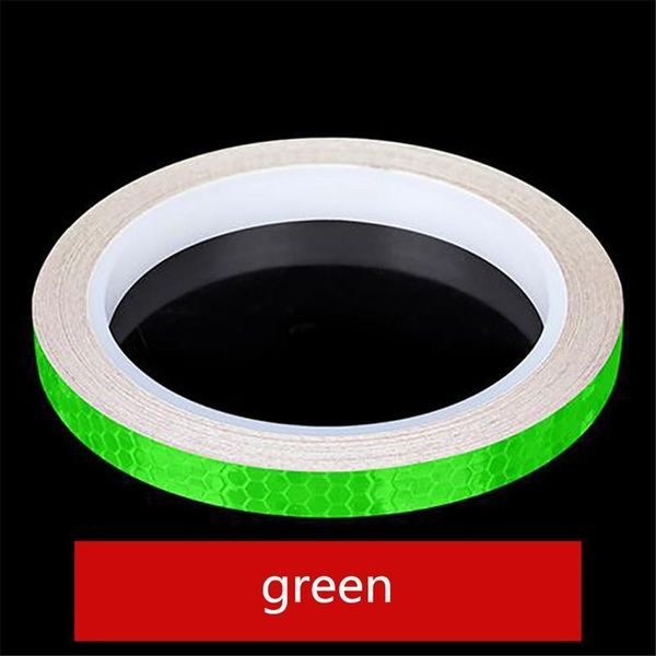 

1pc 8 meter car styling reflective stripe tape motorcycle bike body rim wheel stripe tape stickers decorative blue red yellow h jllaxj