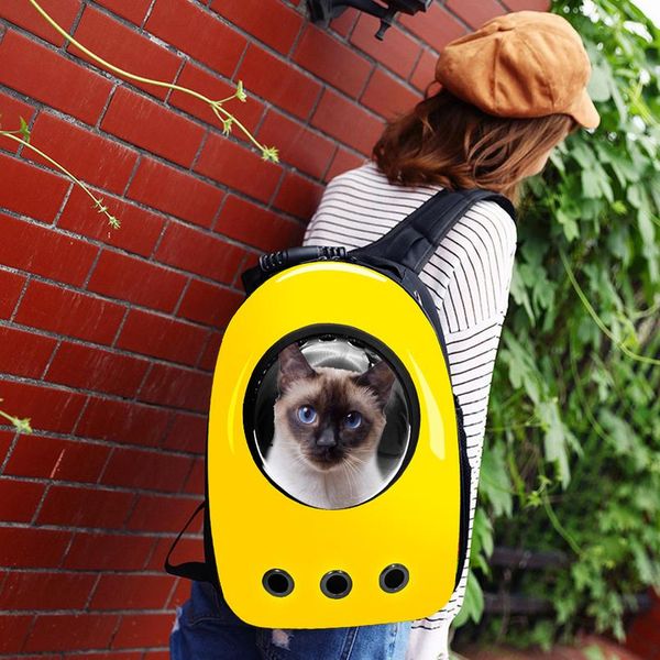 

portable astronaut pet cat dog puppy carrier space bag travel backpack capsule bag for small cats puppy outdoor cage br jlldqs