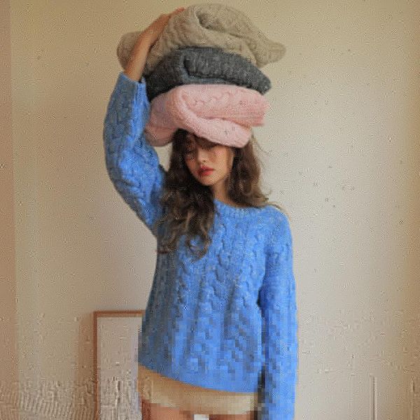 

women's sweaters winter sweater women pullover girls vintage long sleeve autumn elegant female knitted outerwear warm oversize, White;black