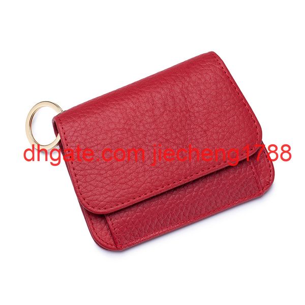 

zero wallet ebey small wallet women's keychain mini wallet, Red;black