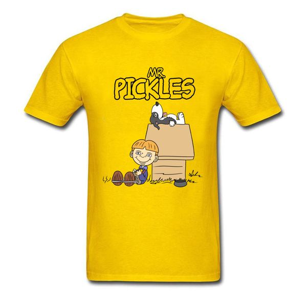 

tshirt men yellow t shirt mr pickles hip hop t shirt stranger things custom tee shirt streetwear labrador sport hooded sweatshirt hoodie