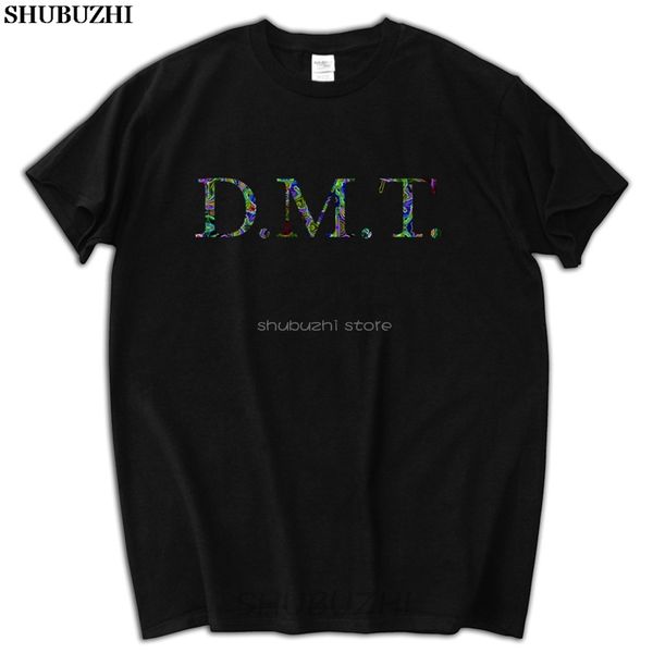 

sport new dmt drug psychedelic pattern hallucinogen lsd meditation men's black t-shirt men print cotton short sleeve t-shirt sbz5696