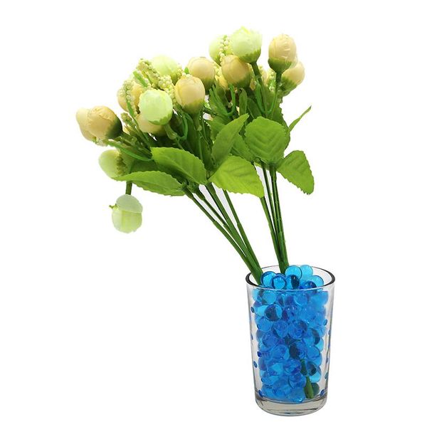 

100шт прозрачного цвета на продаже кристалла mud почвенных вод бисер биогели болл для цветов главной украшение завод развивайте украшение wm