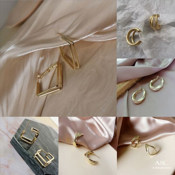 

ca5 authentic genuine silver sterling feather earring owl climber sweep stamp, Golden