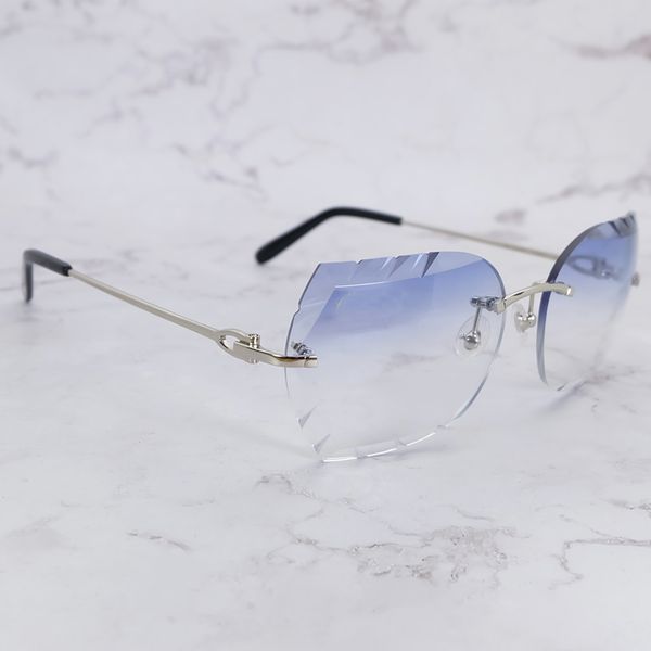 

hoop sunglasses without sawtooth diamond cut men fashion tones for woman trend product eyewear sun gaffes 45yj, White;black