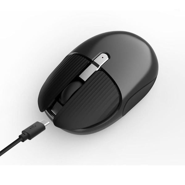 

new rechargeable 2.4g wireless mouse mute mouse one-click return deskwireless bluetooth5.0 for tablets mobile1