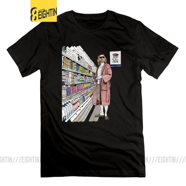 

eightin jeffrey lebowski and milk aka the dude the big lebowski funny gift tees short sleeve new sport hooded sweatshirt hoodie men t shirt