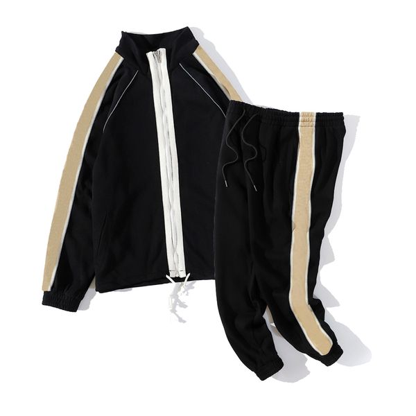 

2020 mens tracksuits luxury womens tracksuits zipper jackets pants 2020 designers tracksuits mens brand suits fashion sets kits 201066v, Gray