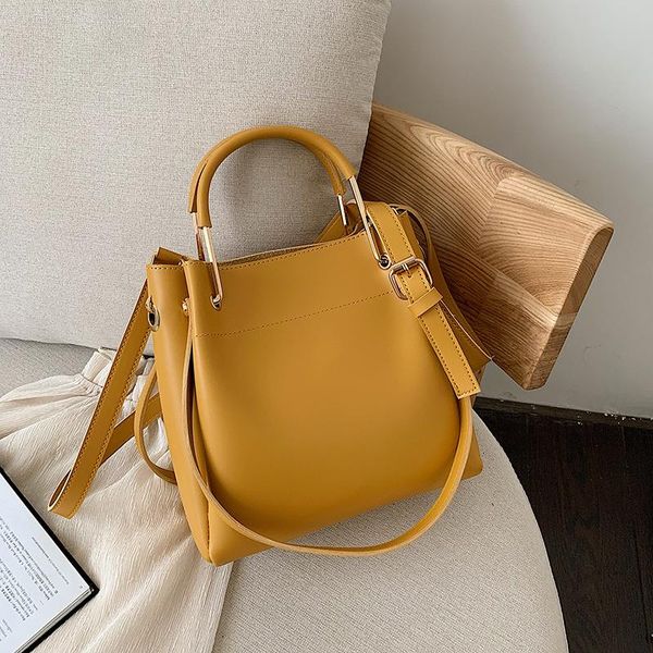 

designer women handbags fashion bucket shoulder bag female crossbody bag yellow large tote bags dropshiping