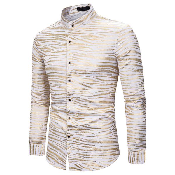 

new men's long sleeve casual slim fit male business shirts, White;black