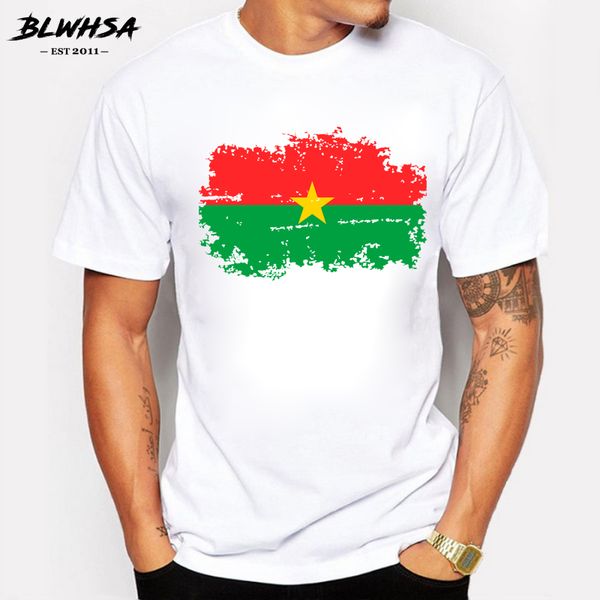 

blwhsa burkina faso flag fashion short sleeve brand design cool burkina faso national flag summer sport hooded sweatshirt hoodie men t shirt