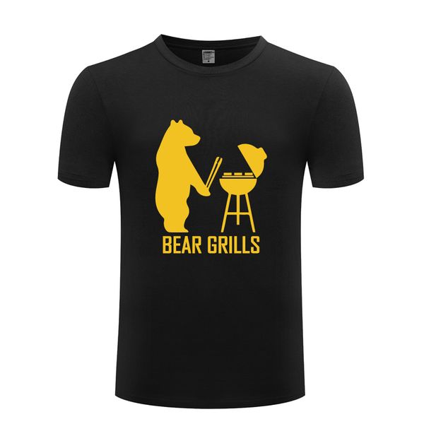 

медведь грили забавный новый творческий мужские мужские тенниски тенниска 2018 новый с коротким рукавом повседневная футболка top tee спорта