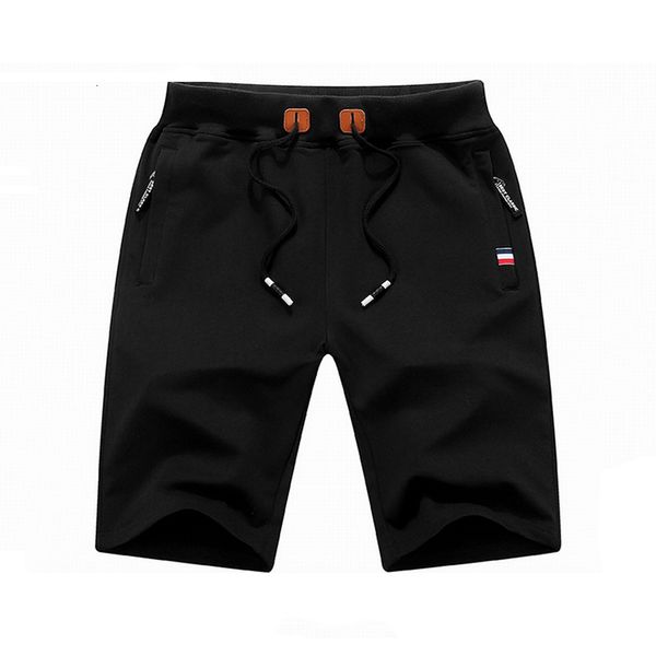 

2021 new summer cotton men casual elastic waist jogger short sweatpants male slim beach shorts breathable mens clothing ptd7, White;black