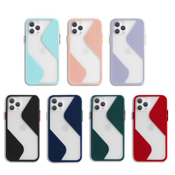 

s line matte phone body protector for iphone 6 7 8 x 11 pro max 12 shockproof