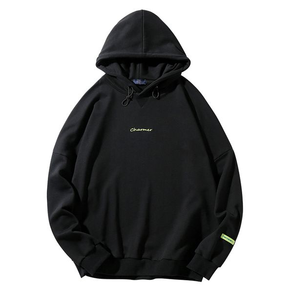 

oversized men's hoodies men fashion black hoody hip hop sweatshirt male harajuku japanese streetwear hoodie kg-140