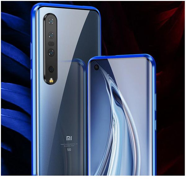 

magnetic metal adsorption double sided glass case for xiaomi 10pro 10 redmi 10x camera protective co wmtbfi