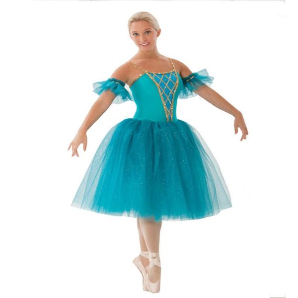 

new romantic ballet tutu rehearsal practice dress swan lake costume for women long tulle dress kids leotard gymnastic1, Black;red