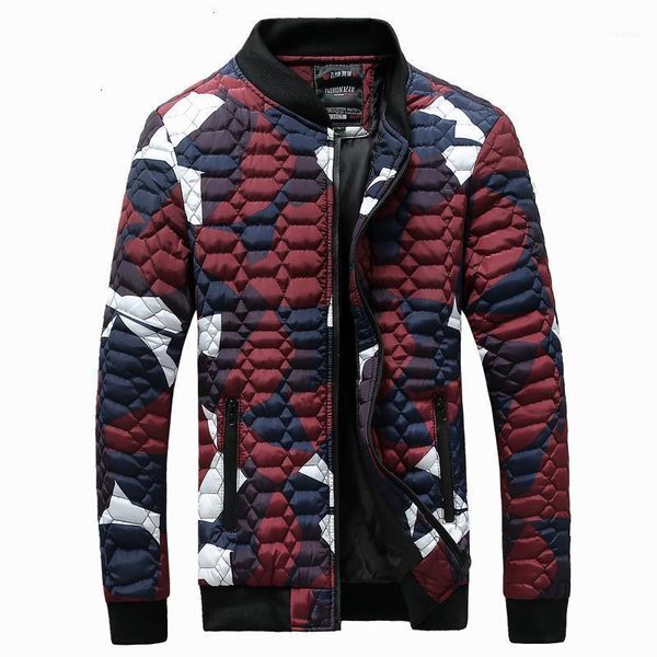 

2019 herfst and winter new men casual stand kraag rits wet jacket /men fat warm camouflage jacket11, Black