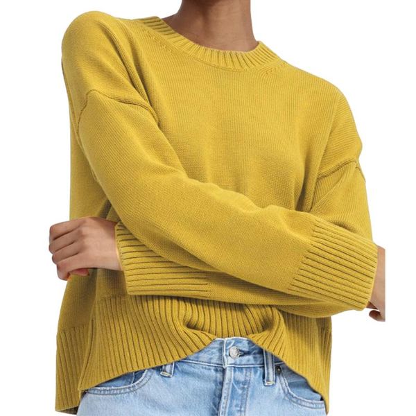 

cysincos 2021 women sweaters and pullovers autumn winter warm long sleeve solid pullover female casual knitted sweater clothing, White;black