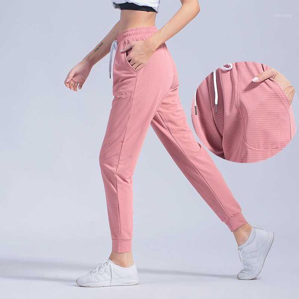 

high waist loose yoga pants female training running sweaty quick dry breathable mesh sports trousers fitness training pants1, Black;blue