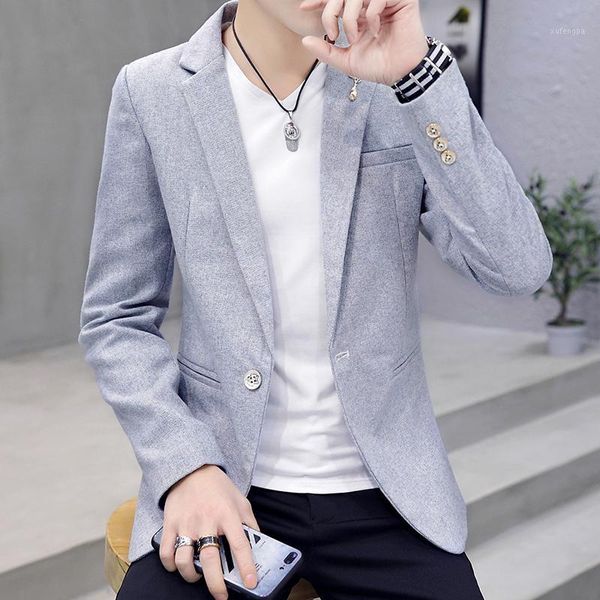

spring and autumn men suit jacket young slim handsome versatile jacket students wear personality suit1, White;black