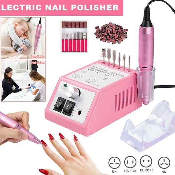 

nail drill & accessories professional electric finger toe manicure file treatment machine polisher sswell