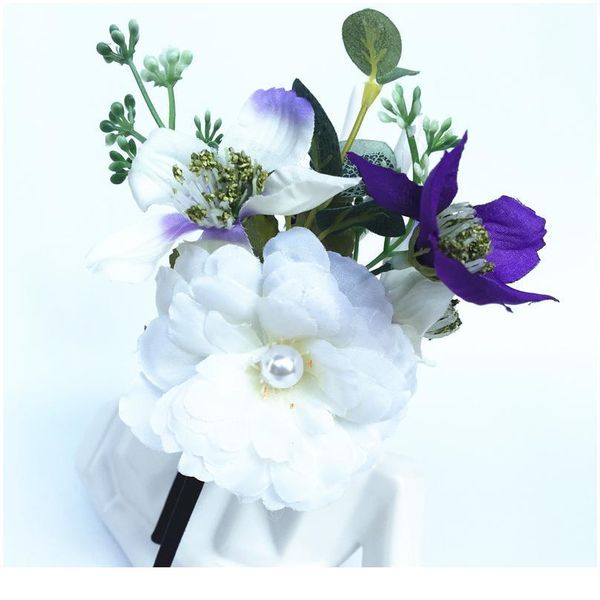 

beatuful kids flower crown floral headband girls hair accessories princess flower wreath floral flower garland hair qyliiw