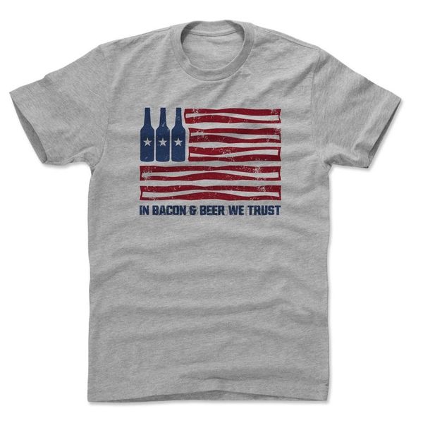 

summer funny print men tshirt women in bacon beer we trust sport hooded sweatshirt hoodie