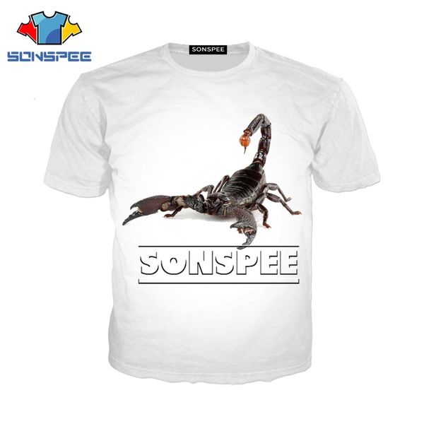 

insect scorpion toxin 3d print shirts harajuku aesthetic horror men clothing