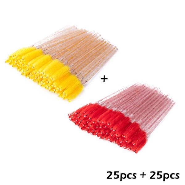 

zwellbe good quality disposable 50 pcs/pack crystal eyelash makeup brush eyelash extension tool zwellbe good wmttfh xhhair