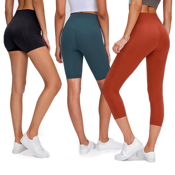 

2022 sports yoga outfits bodybuilding all match running casual gym crop indoor outdoor workout clothing soft stretchy shorts pants, White;red