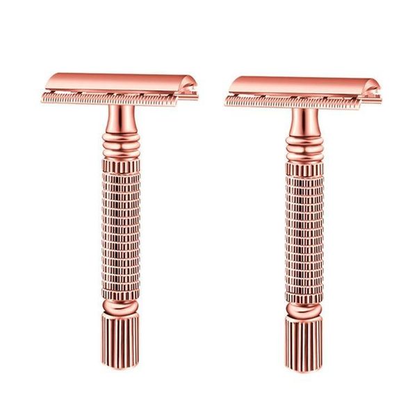

shaver double-sided razor blade holder men's old fashioned razor real metal double-layer razor rack t-shaped sil jllaeh lucky2005