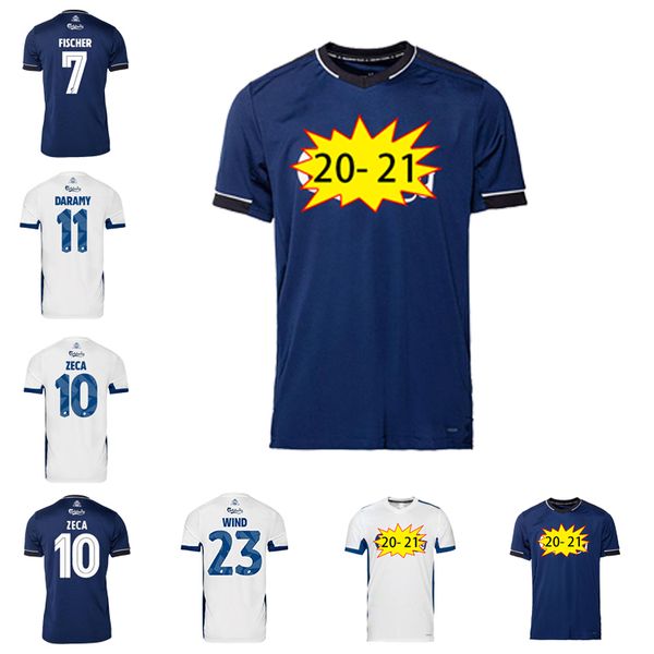 

20 21 soccer copenhagen 9 kamil wilczek jersey 23 jonas wind 22 peter ankersen 20 nicolai boilesen 11 mohammed daramy soccer jersey, Black;yellow