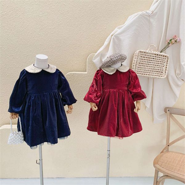 

new girls' 2020 plush winter children's baby foreign princs drs ad0520, Red;yellow