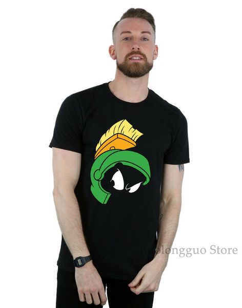 

looney tunes men's marvin the martian face t shirt men t shirt women tee casual short sleeve tshirts sport hooded sweatshirt hoodie