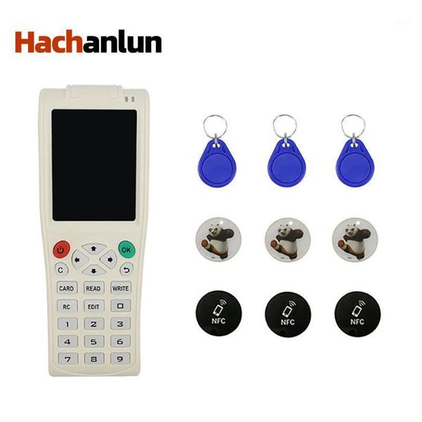 

access control card reader english version est icopy5 duplicator with full decode function smart key machine rfid copier ic id nfc writer1
