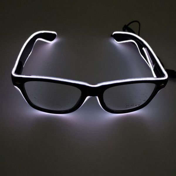 

новый мигающий очки el провод led очки светящиеся партии supplies освещение подарка новизны яркий фестиваль света партии glow sunglass кпт j