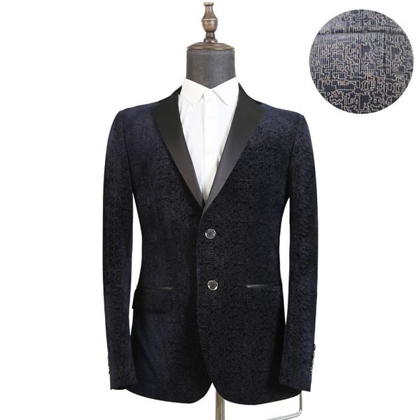 

men's black stripe party blazer slim fit wedding party suit jackets singer high density sequinedblazer suits1, White;black