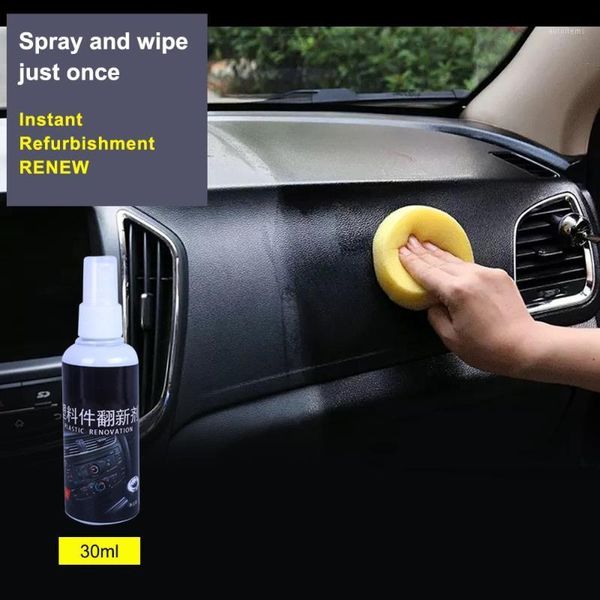 

30ml repair wax interior plastic plastic parts wax retreading agent renewed restore suitable for all car window repair c1
