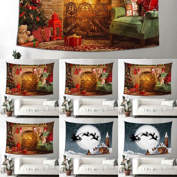 

os02b спальня фона ткани nordic santa claus halloween спальня дома фона ткани nordic santa claus halloween гобеленский камин ho
