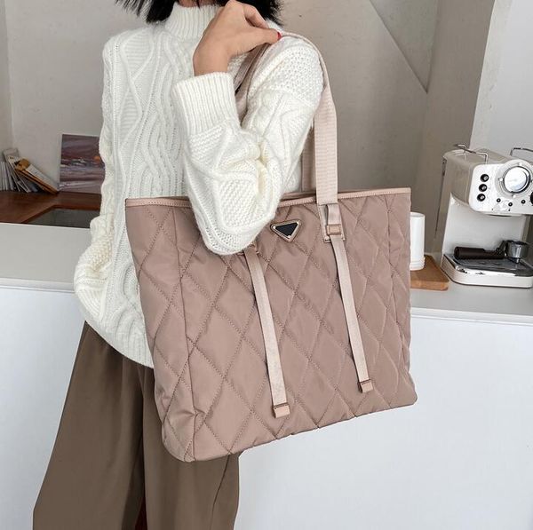 

new style large capacity shopping bags women handbag lady inspissate nylon oversize totes fashion bag