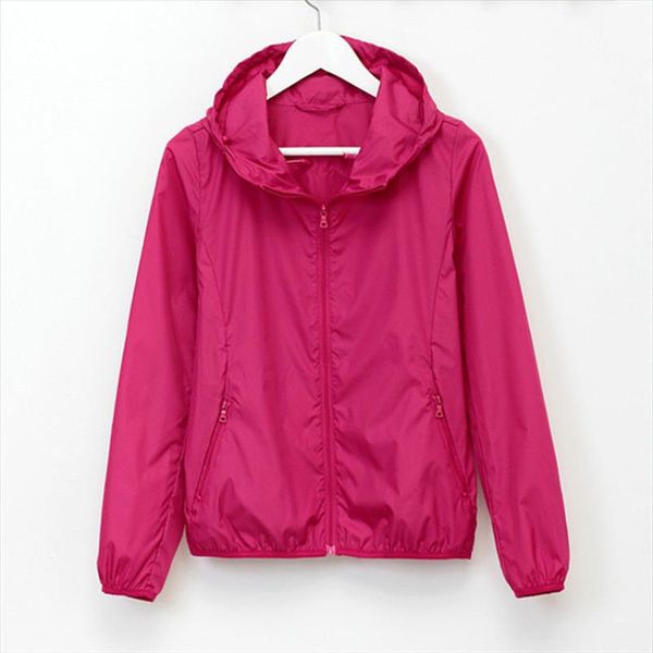 

summer sun uv protection outwear outdoor sports running lightweight jacket woman man new plus size coat solid color basic jacket, Black;brown
